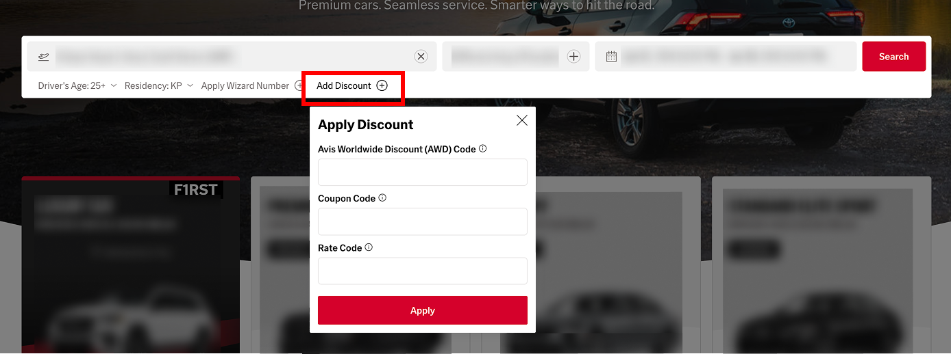 Avis 렌터카 할인 쿠폰 & 할인 코드: 30% / 25% 절감 - 2026년 7월 10일